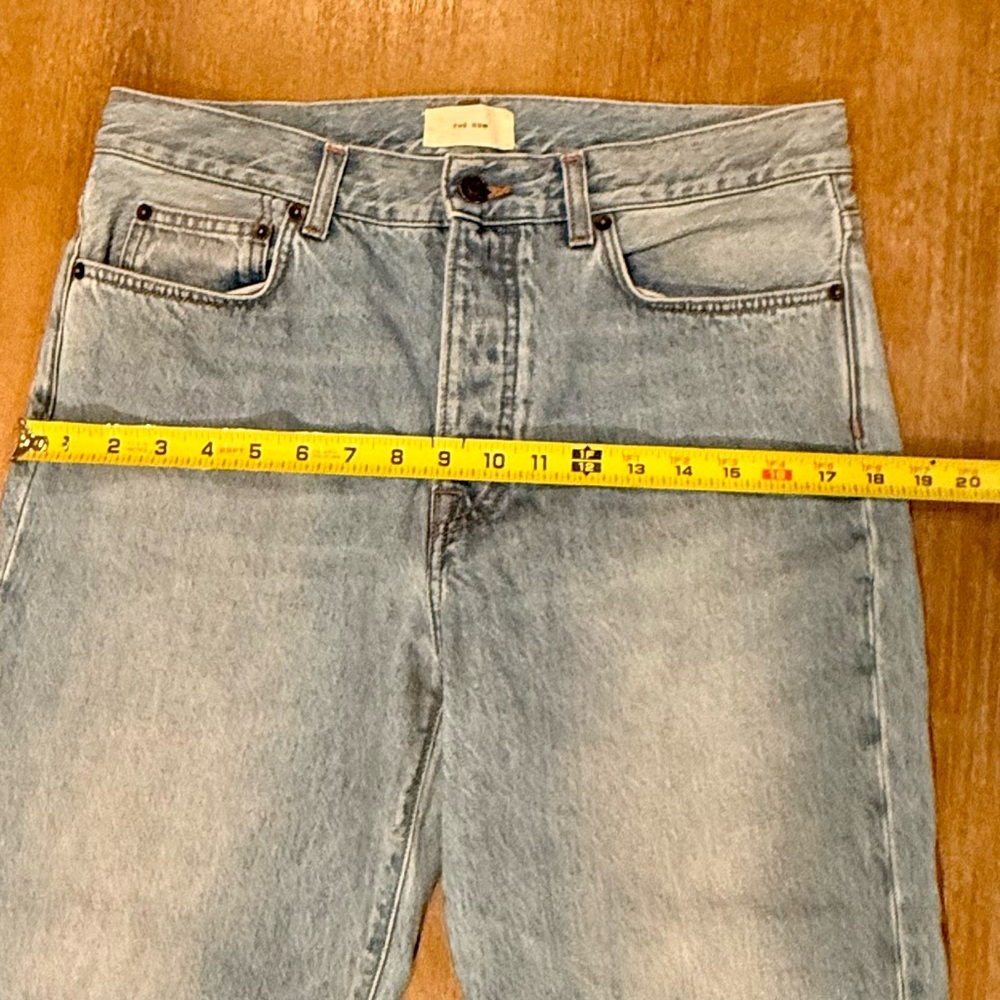 The Row Light Blue Straight Leg Jeans - Picture 8 of 14